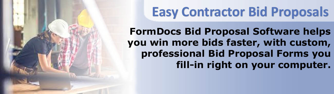 Best Contractor Bid Proposal Software